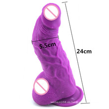 Productos para adultos Sex G-Spot Silkone Dildo Injo-Gj0003